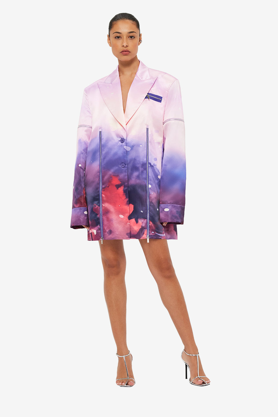 Exclusive LEO LIN Hayden Blazer Dress - Fairground Print