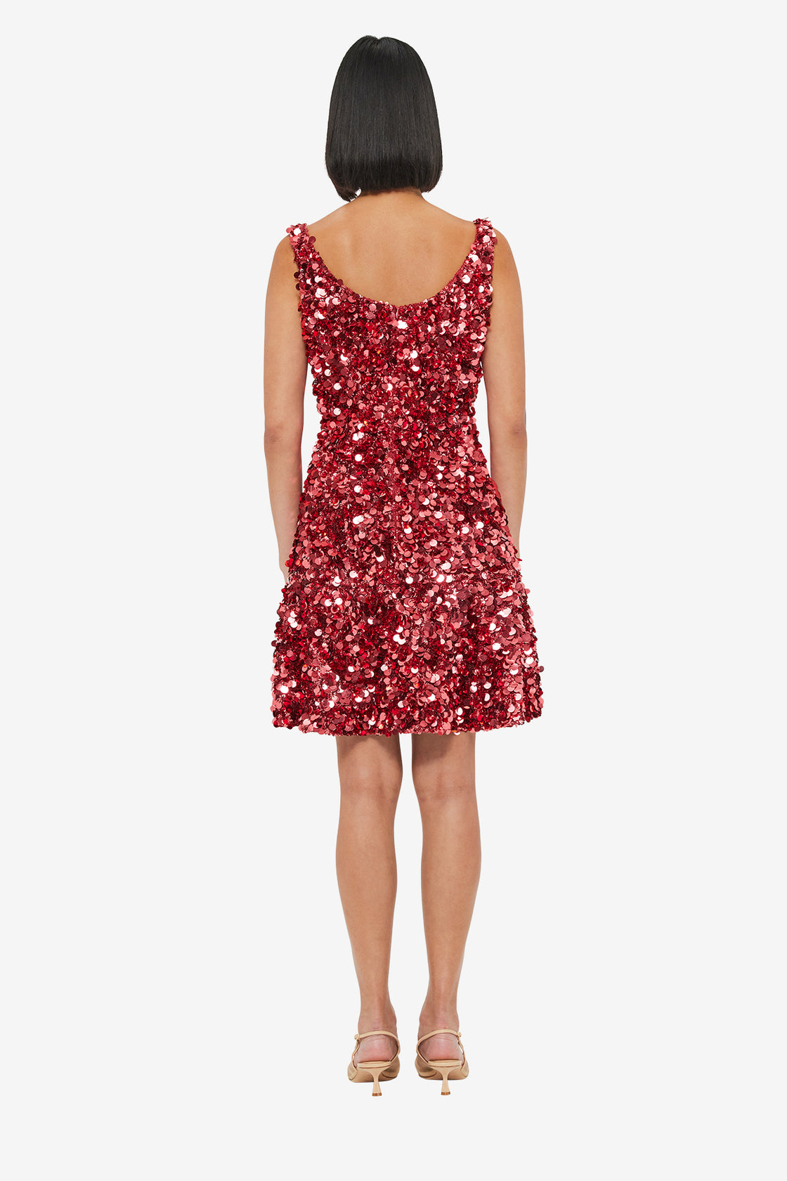 Exclusive LEO LIN Elaine Sequin Mini Dress - Mulberry