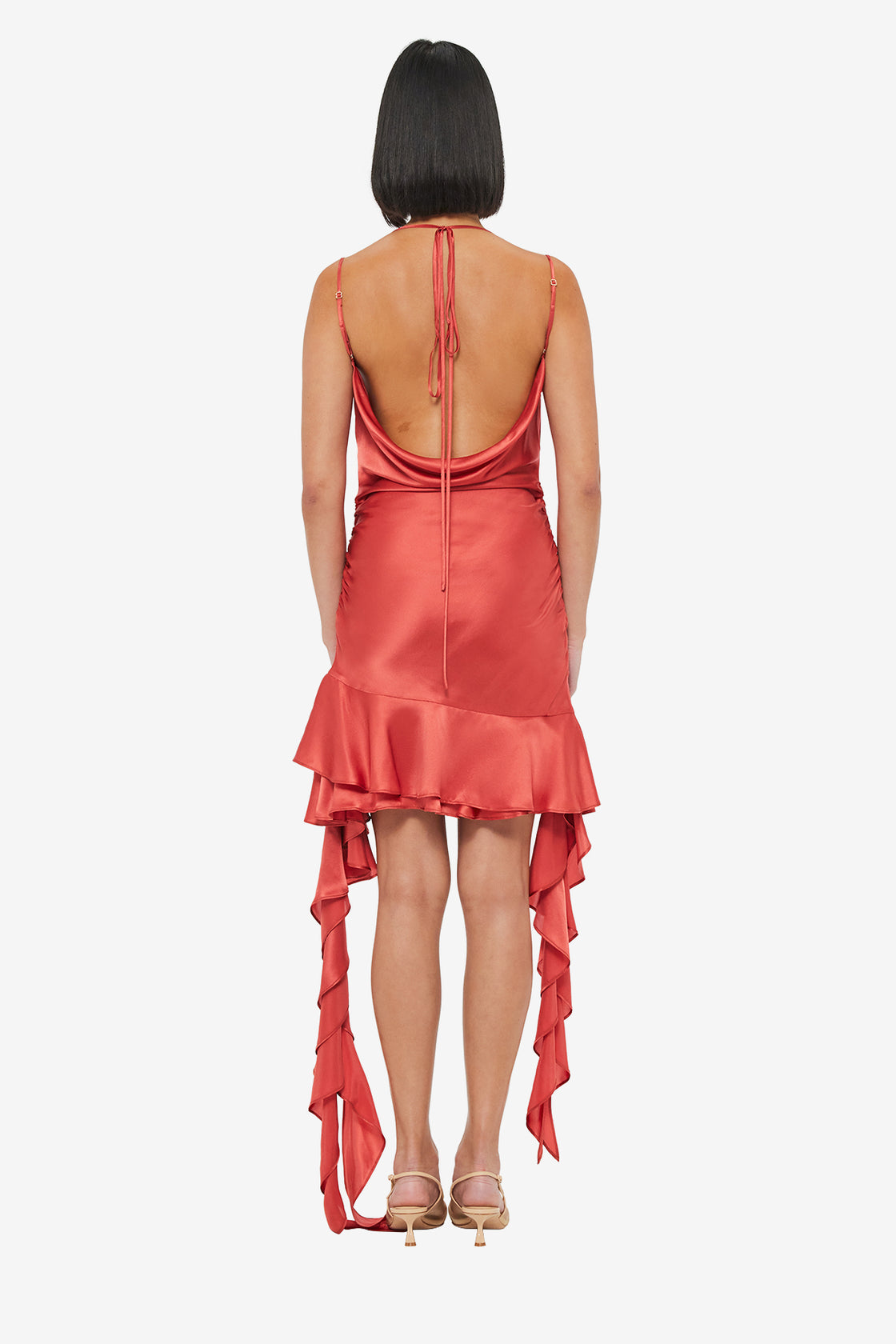 Exclusive LEO LIN Alba Mini Dress - Mulberry