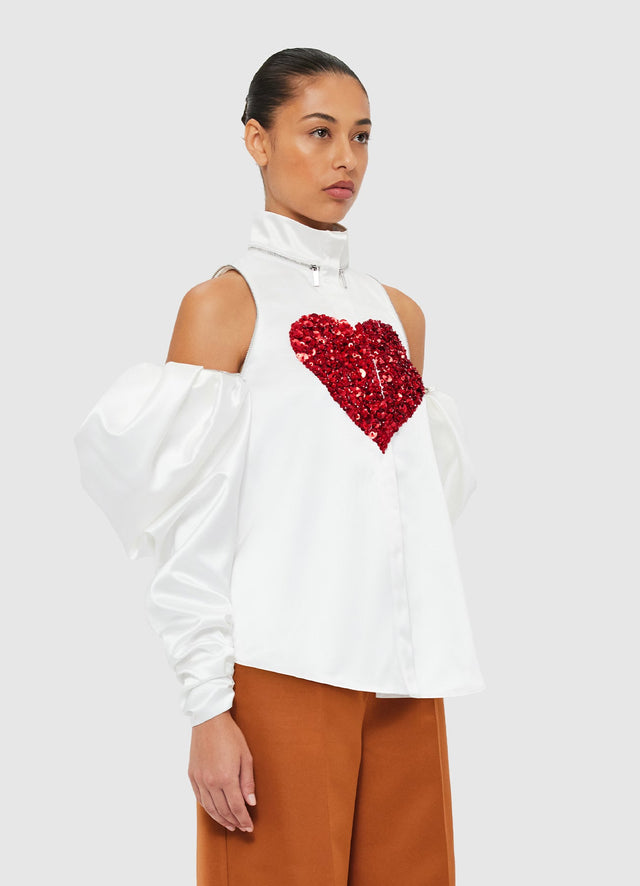 Exclusive Leo Lin Christa Blouse - Snow