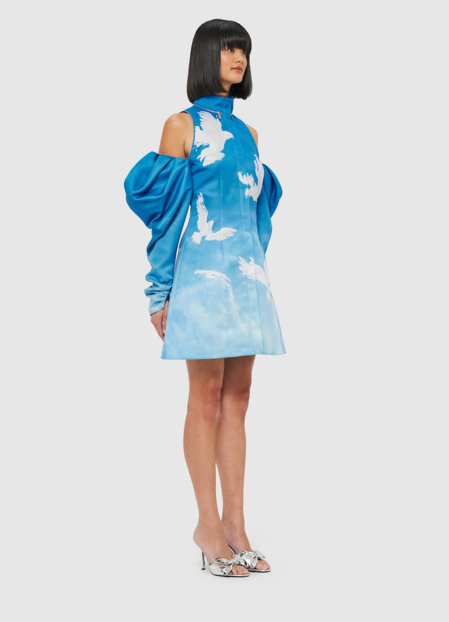 Exclusive Leo Lin Libby Mini Dress - Aerial Print