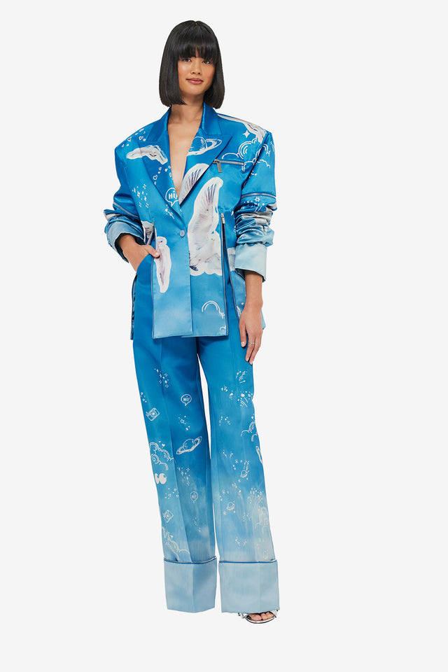 Exclusive Brielle Blazer - Aerial Print