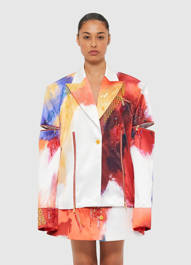 Exclusive Leo Lin Brielle Blazer - Reminiscence Print