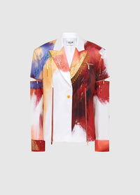 Exclusive Leo Lin Brielle Blazer - Reminiscence Print