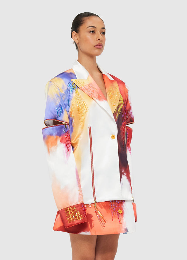 Exclusive Leo Lin Brielle Blazer - Reminiscence Print