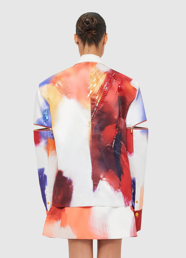 Exclusive Leo Lin Brielle Blazer - Reminiscence Print