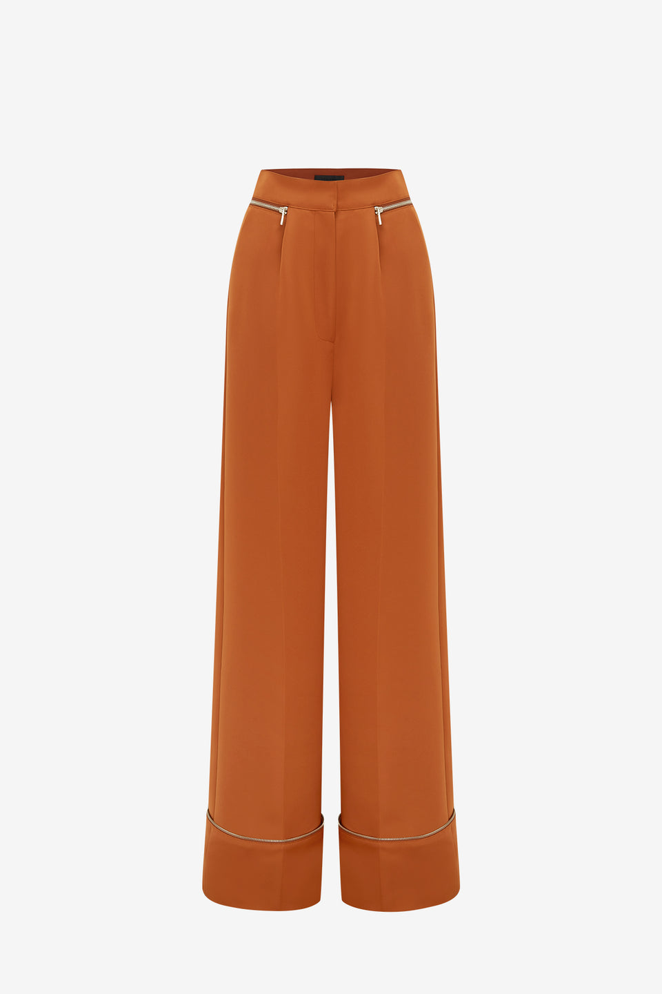 Exclusive LEO LIN Ellis Wide Leg Pants - Toffee