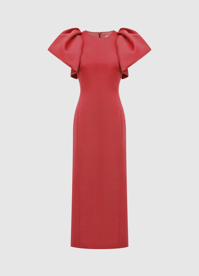 Exclusive Leo Lin Lucinda Maxi Dress - Mulberry