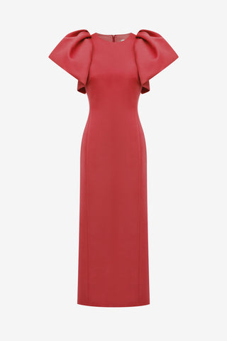 Exclusive LEO LIN Lucinda Maxi Dress - Mulberry