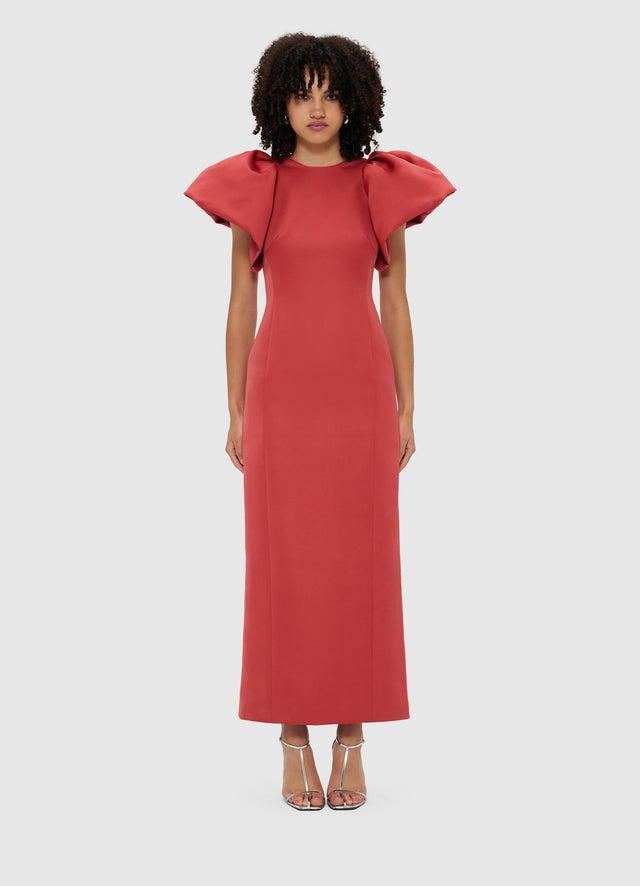 Exclusive Leo Lin Lucinda Maxi Dress - Mulberry