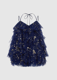 Exclusive Leo Lin Kimberly Mini dress - Celestial Print