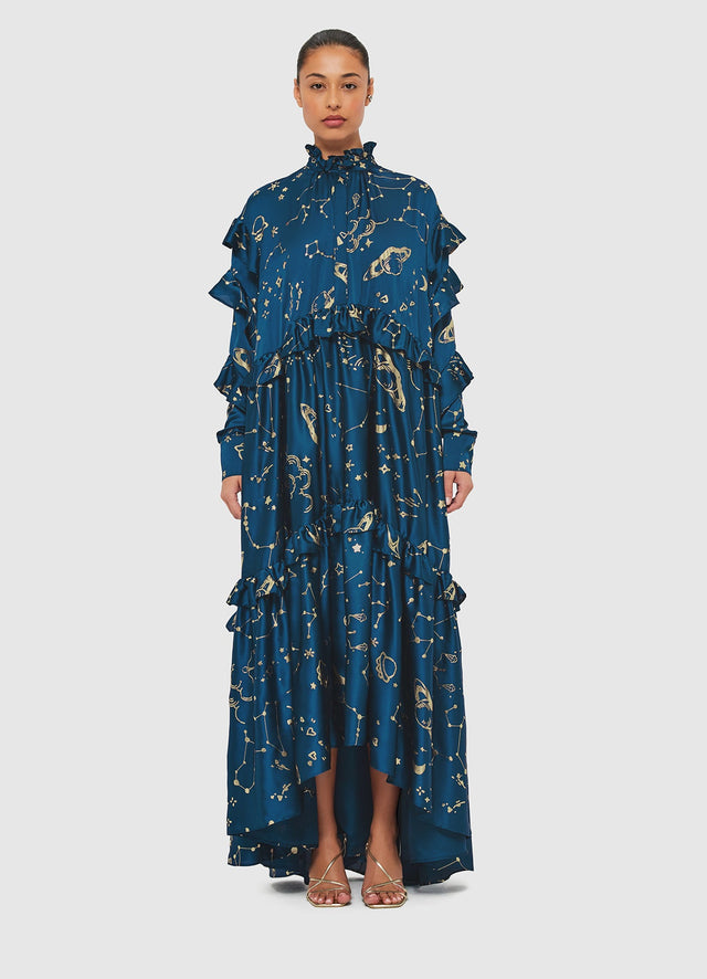 Exclusive Leo Lin Catherine Maxi Dress - Celestial Print