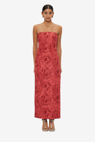 Exclusive LEO LIN Rayna Bustier Maxi Dress - Mulberry