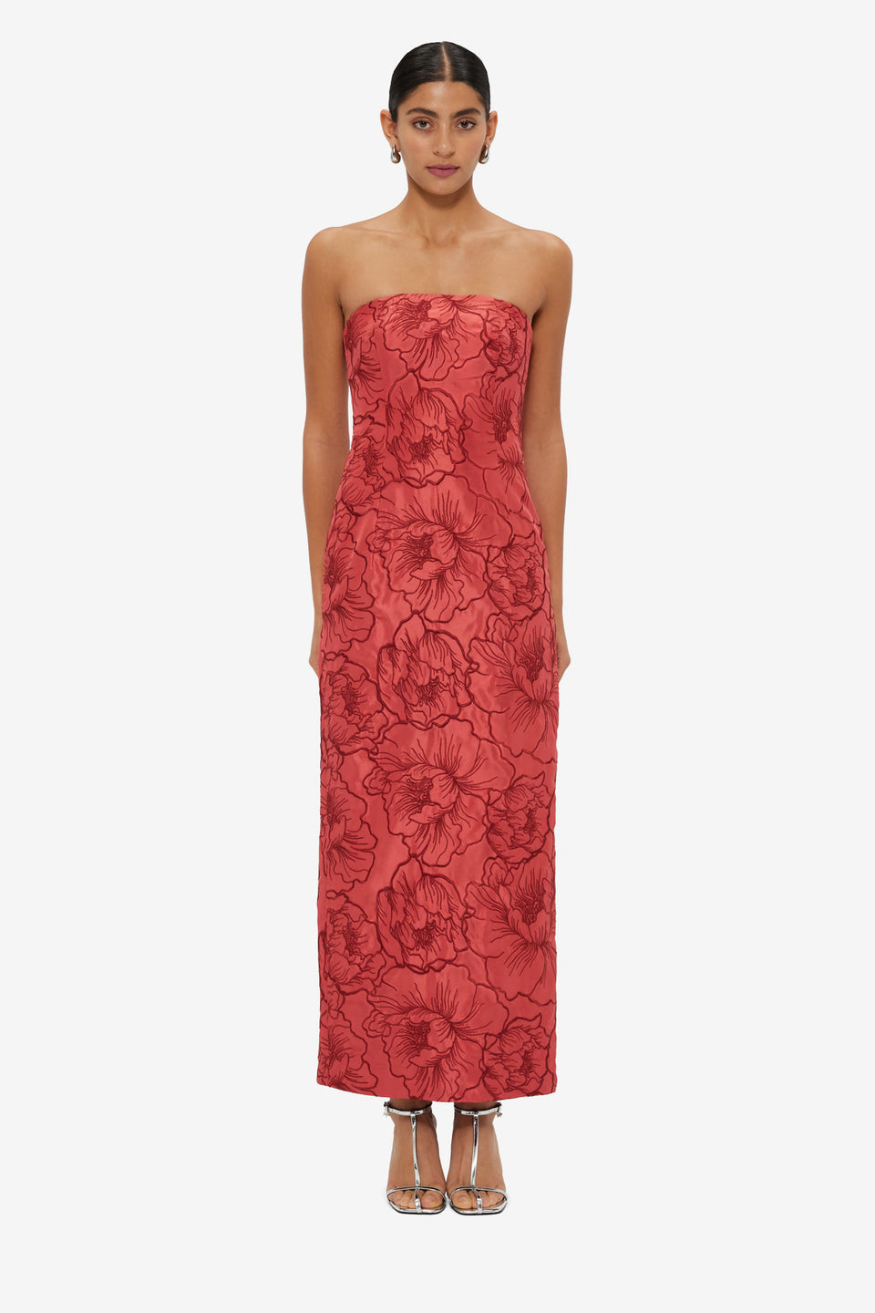 Exclusive LEO LIN Rayna Bustier Maxi Dress - Mulberry