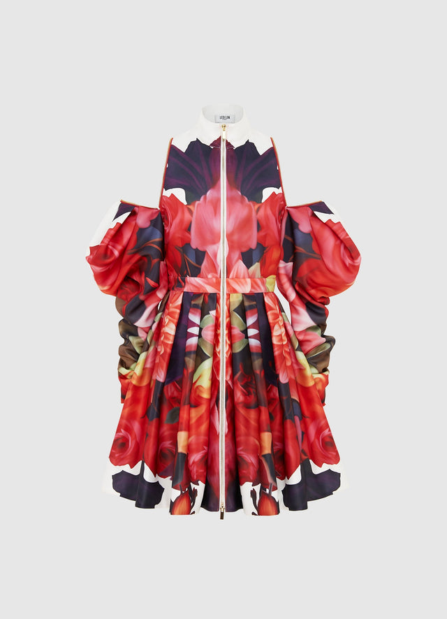 Exclusive Leo Lin Camryn Mini Dress - Kaleidoscope Print