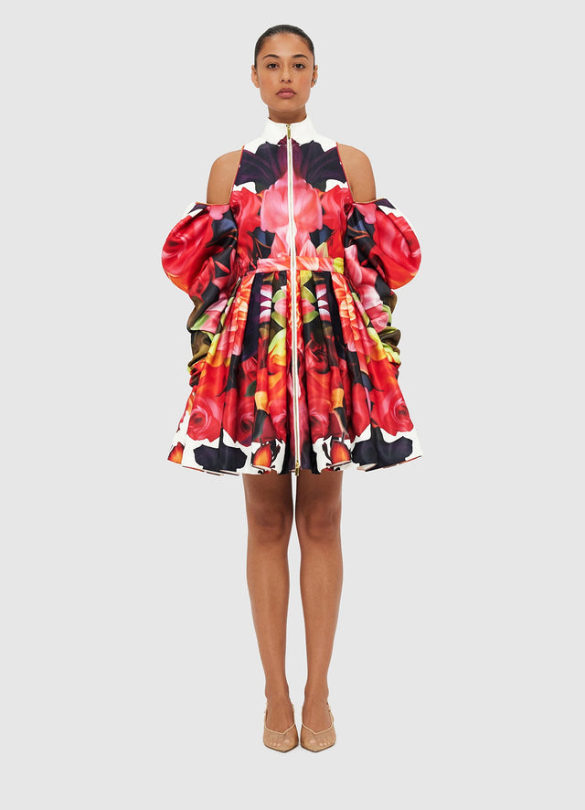 Exclusive Leo Lin Camryn Mini Dress - Kaleidoscope Print