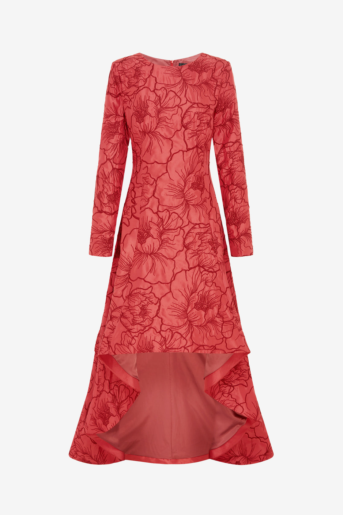 Exclusive LEO LIN Evangeline Open Back Maxi Dress - Mulberry