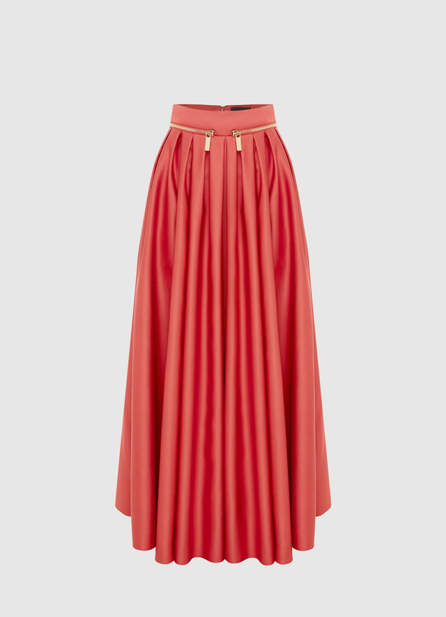 Exclusive Leo Lin Ember Maxi Skirt - Mulberry