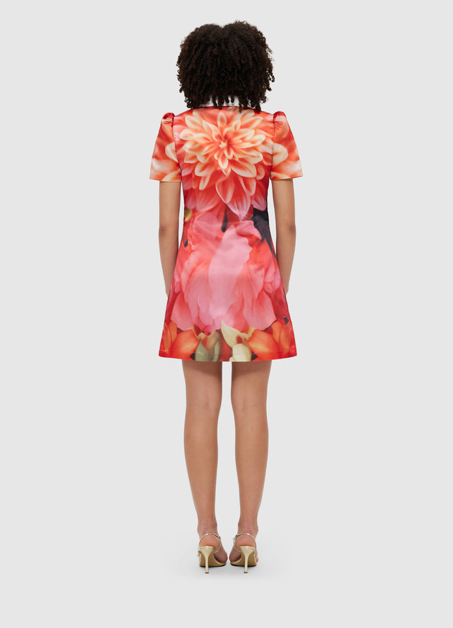 Exclusive Leo Lin Brooke Mini Dress - Kaleidoscope Print