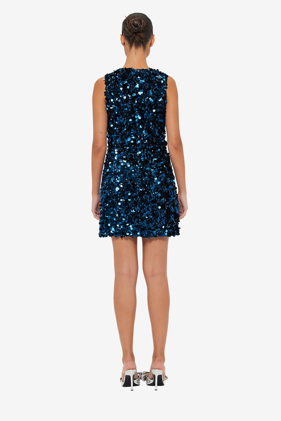 Exclusive LEO LIN Talia Sequin Mini Dress - Midnight Blue