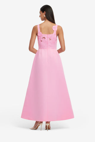 Exclusive LEO LIN Rianne Applique Maxi Dress - Baby Pink