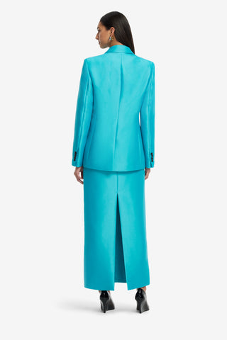 Exclusive LEO LIN Anissa Blazer - Aqua