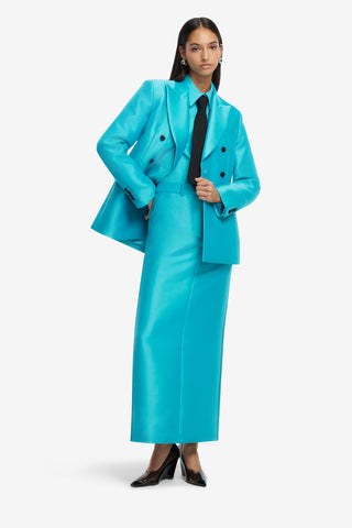 Exclusive LEO LIN Rosaline Shirt - Aqua