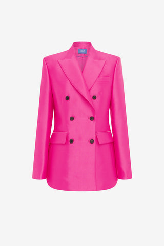 Exclusive LEO LIN Anissa Blazer - Hot Pink
