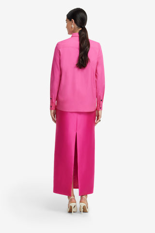 Exclusive LEO LIN Rosaline Shirt - Hot Pink