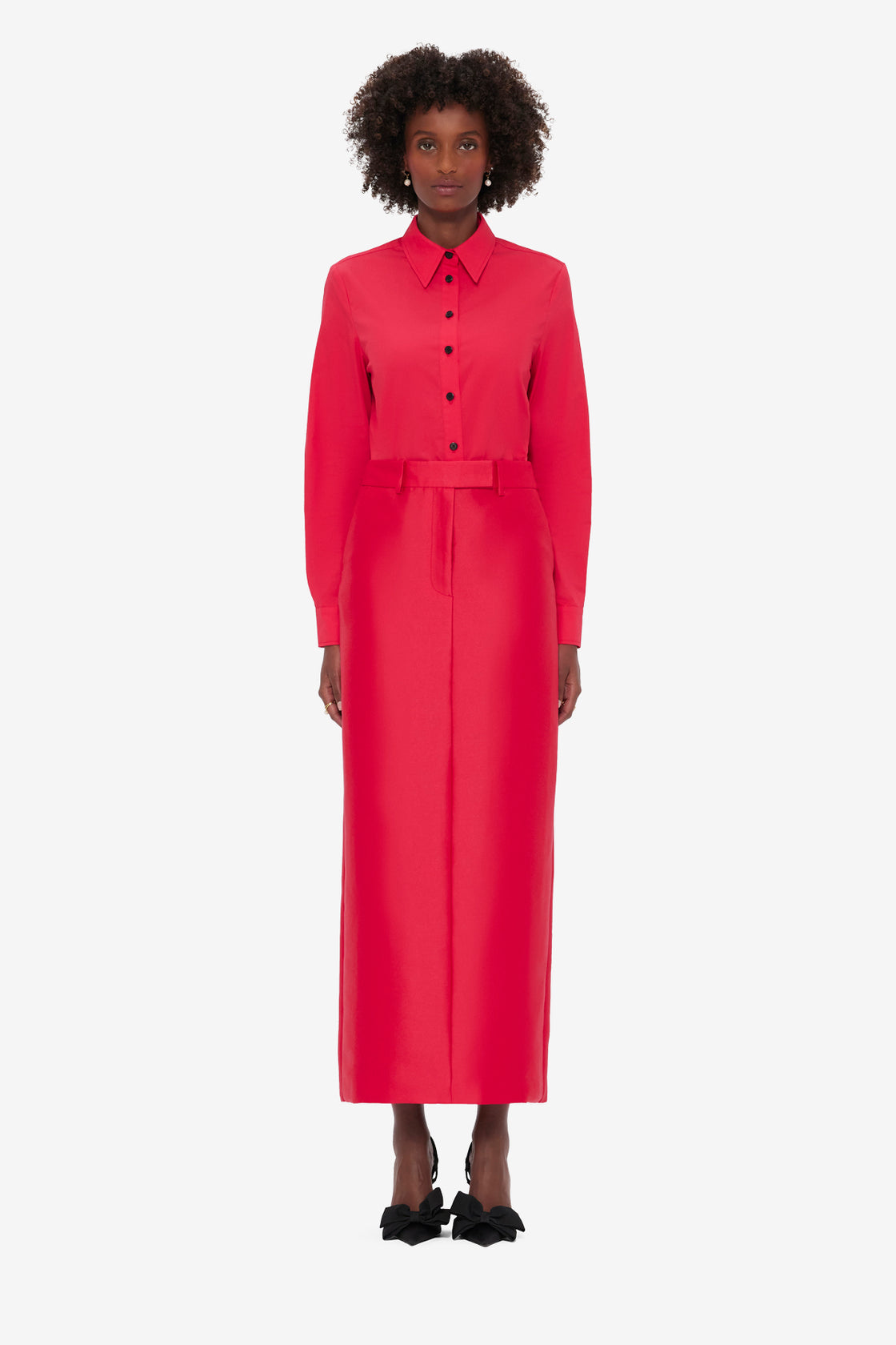 Exclusive LEO LIN Eve Maxi Skirt - Rosa