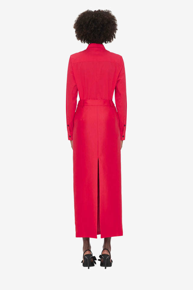 Exclusive LEO LIN Eve Maxi Skirt - Rosa