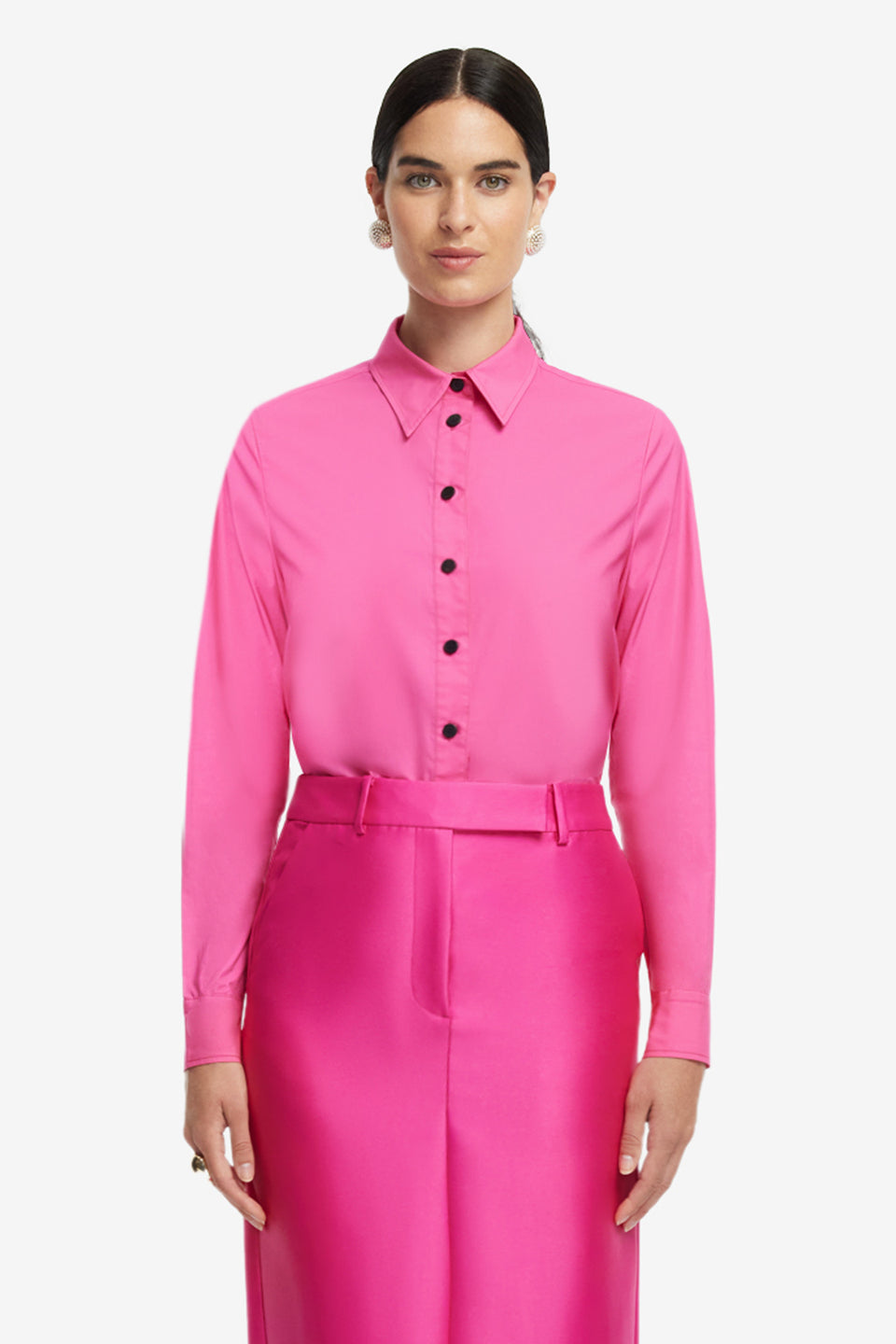 Rosaline Shirt - Hot Pink