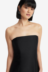 Rayna Embellished Wool Blend Bustier Maxi Dress - Ebony Dress Maxi
