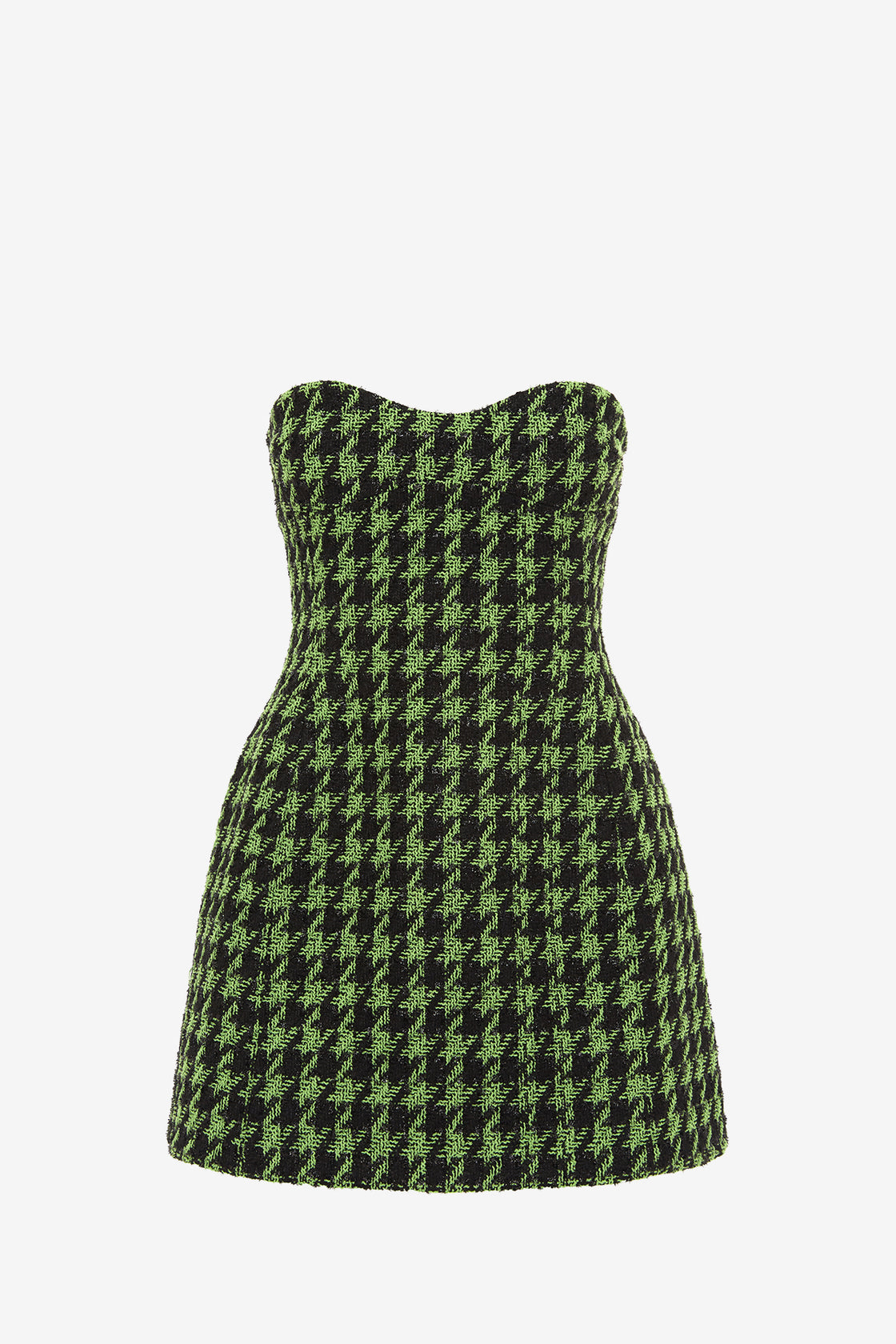 Exclusive LEO LIN Rosario Tweed Mini Dress - Houndstooth