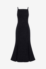 Regina Tweed Midi Dress - Ebony Dress Midi