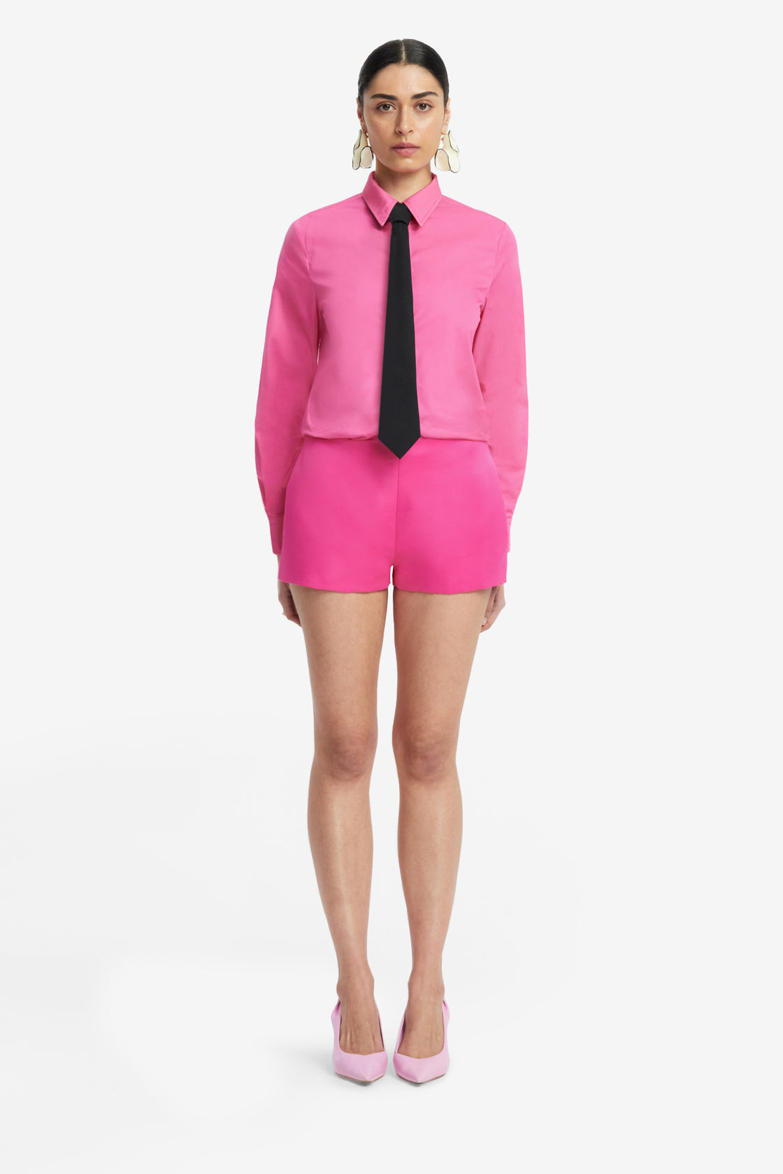 Exclusive LEO LIN Olivianne Shorts - Hot Pink