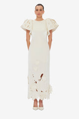 Lucinda Velvet Maxi Dress - Snow Dress Maxi