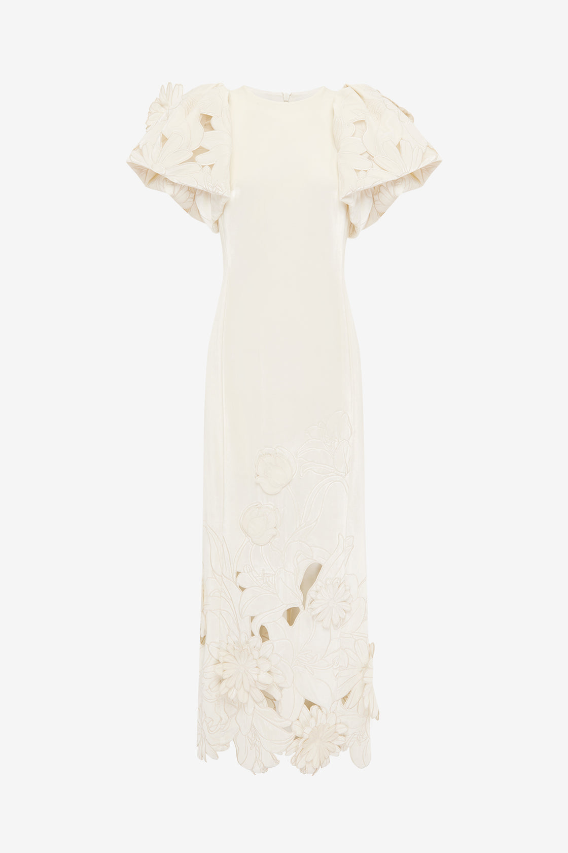 Exclusive LEO LIN Lucinda Velvet Maxi Dress - Snow