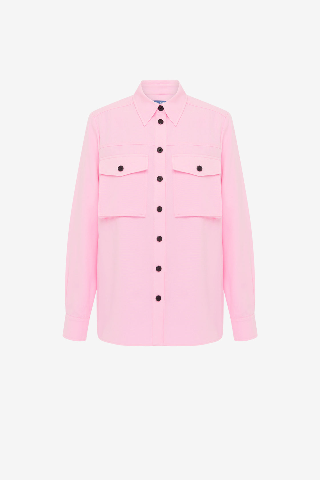 Exclusive LEO LIN Mavis Pocket Shirt - Baby Pink