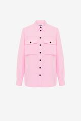 Mavis Pocket Shirt - Baby Pink Blouse/Shirts