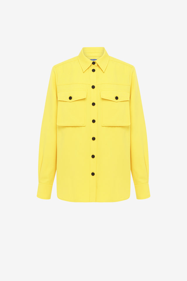 Exclusive LEO LIN Mavis Pocket Shirt - Sunshine