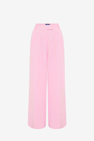 Exclusive LEO LIN Elisha Wide Leg Pants - Baby Pink