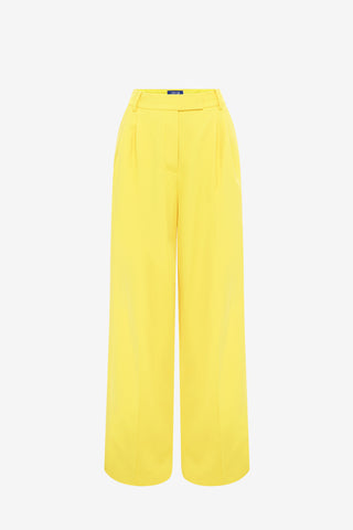 Exclusive LEO LIN Elisha Wide Leg Pants - Sunshine