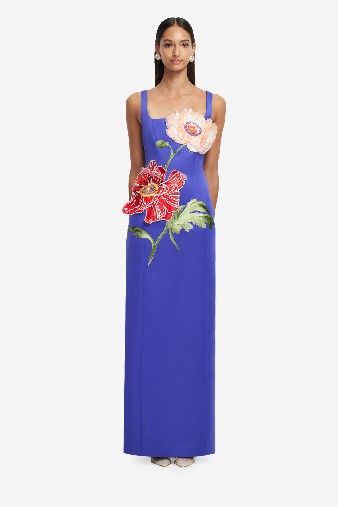 Exclusive LEO LIN Adelina Maxi Dress - Lapis