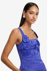 Isadora Applique Top - Lapis Tops