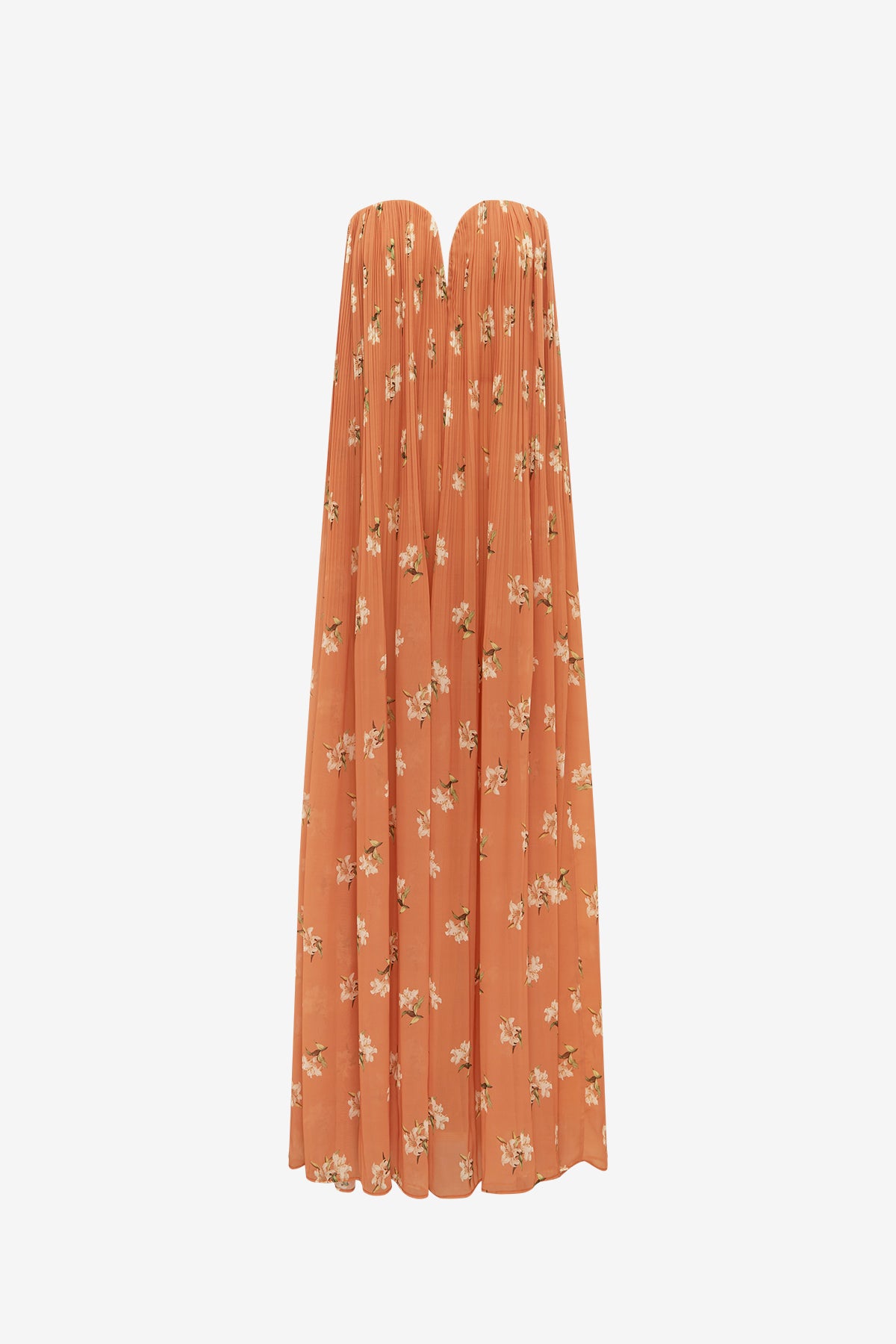 Dahlia Gown - Lily Print in Ochre – LEO LIN