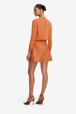 Abby Bow Shorts - Ochre Shorts