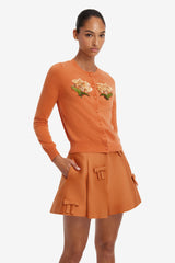 Abby Bow Shorts - Ochre Shorts