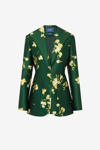 Brynn Blazer - Forest Print Blazer