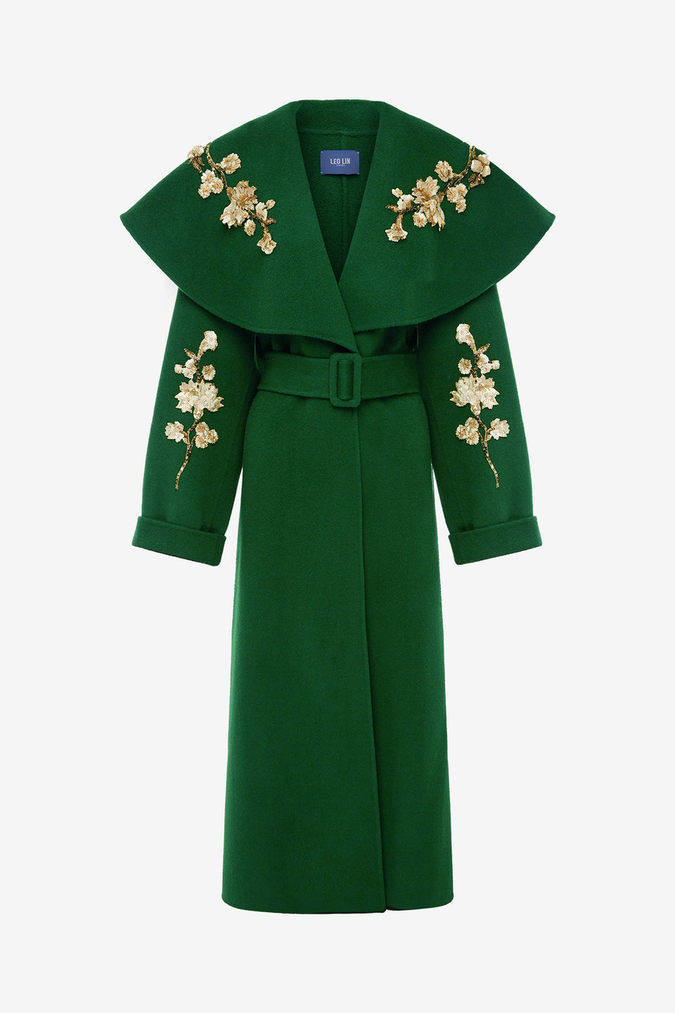 Joan Embellished Wool Coat - Forest Coats